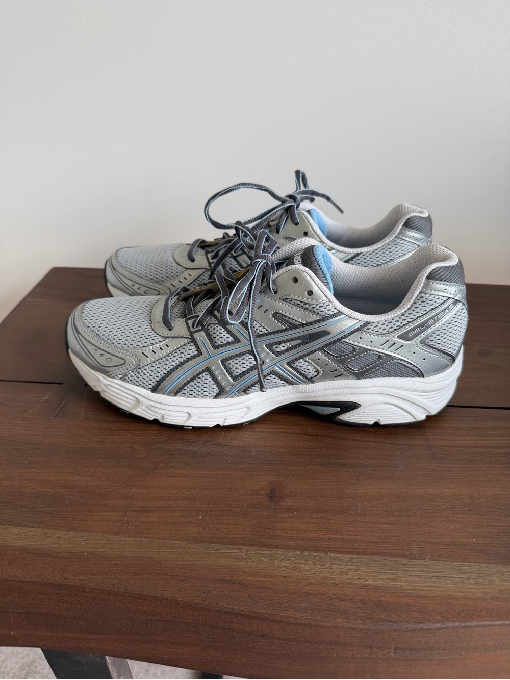 Asics Women's Athletic Sneakers - Silver/Light Blue